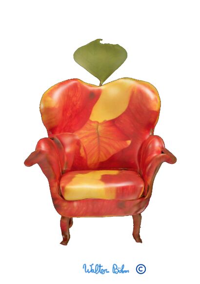 LA POLTRONA CERVELLOTICA. - a Art Design Artowrk by Walter Bohm